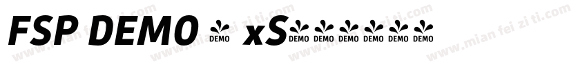 FSP DEMO - xS字体转换